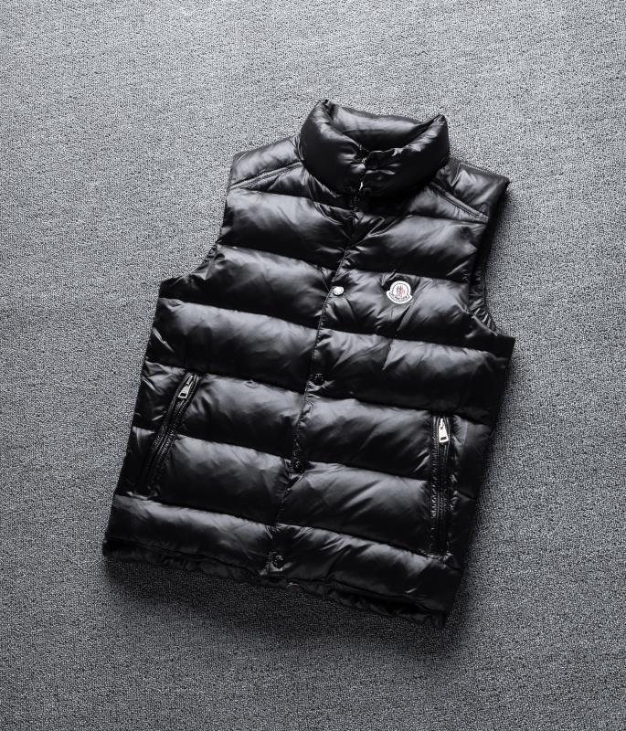 Moncler Black Quilted Puffer Vest