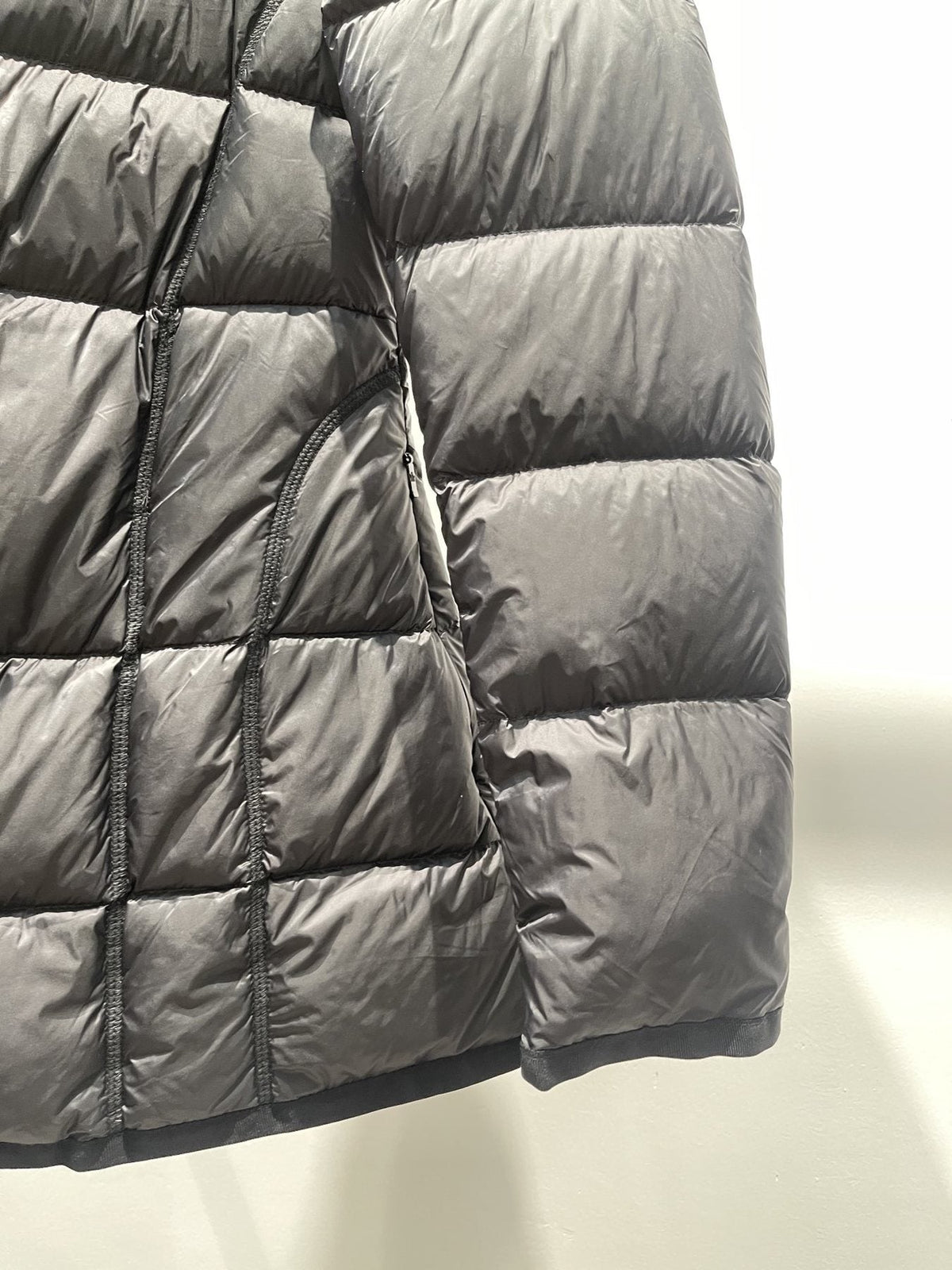 Moncler Black Quilted Short Down Coat
