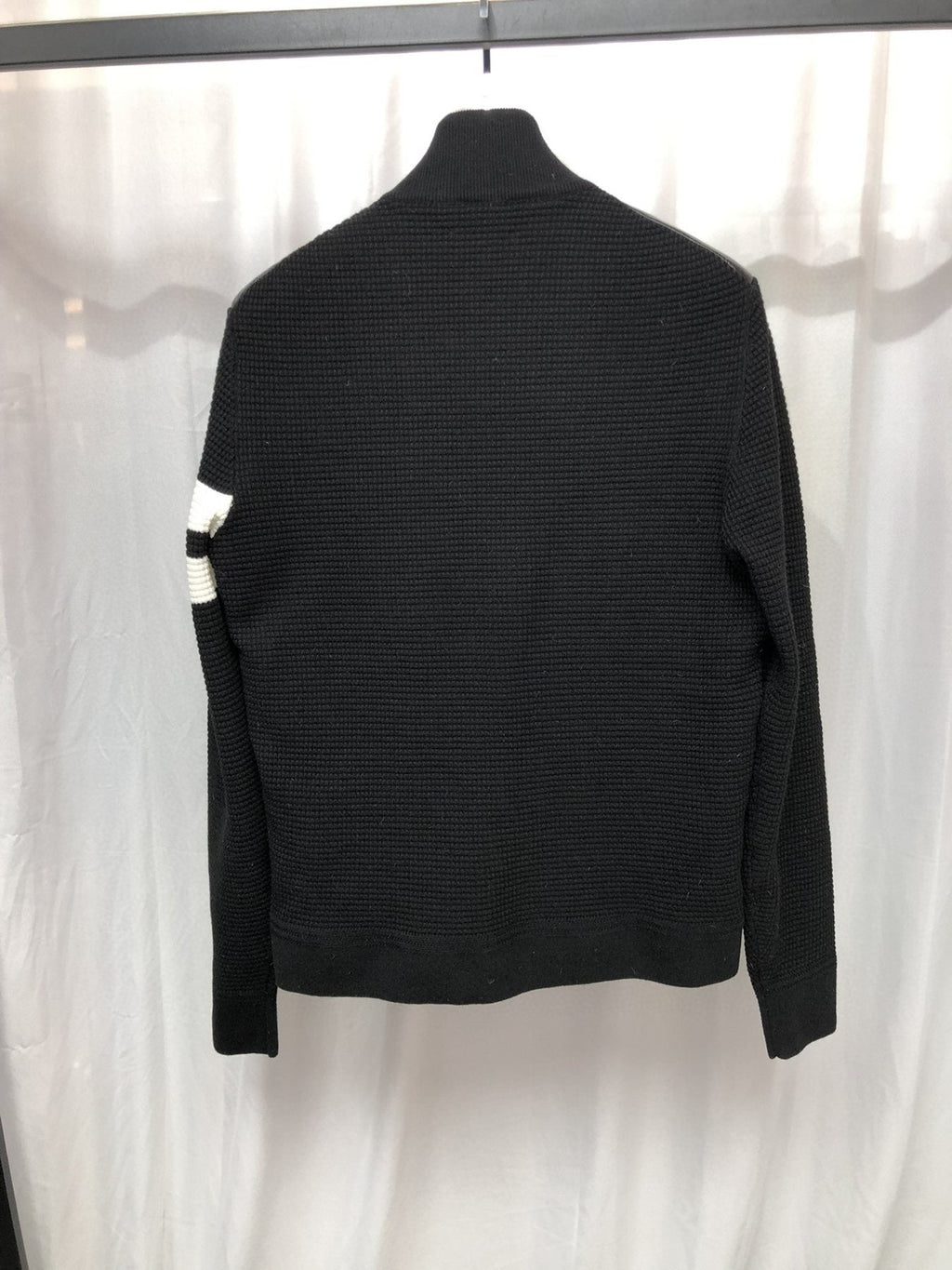 Moncler Knit-Sleeve Quilted Down Jacket