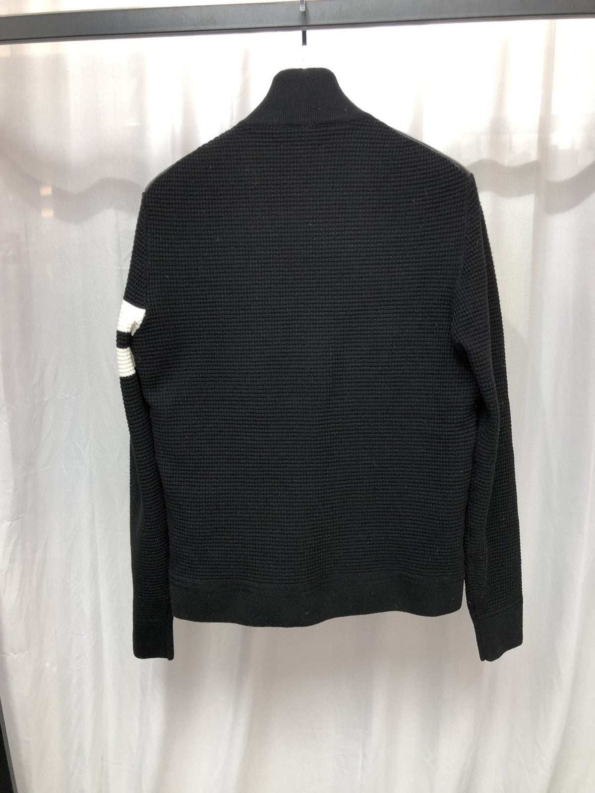 Moncler Knit-Sleeve Quilted Down Jacket