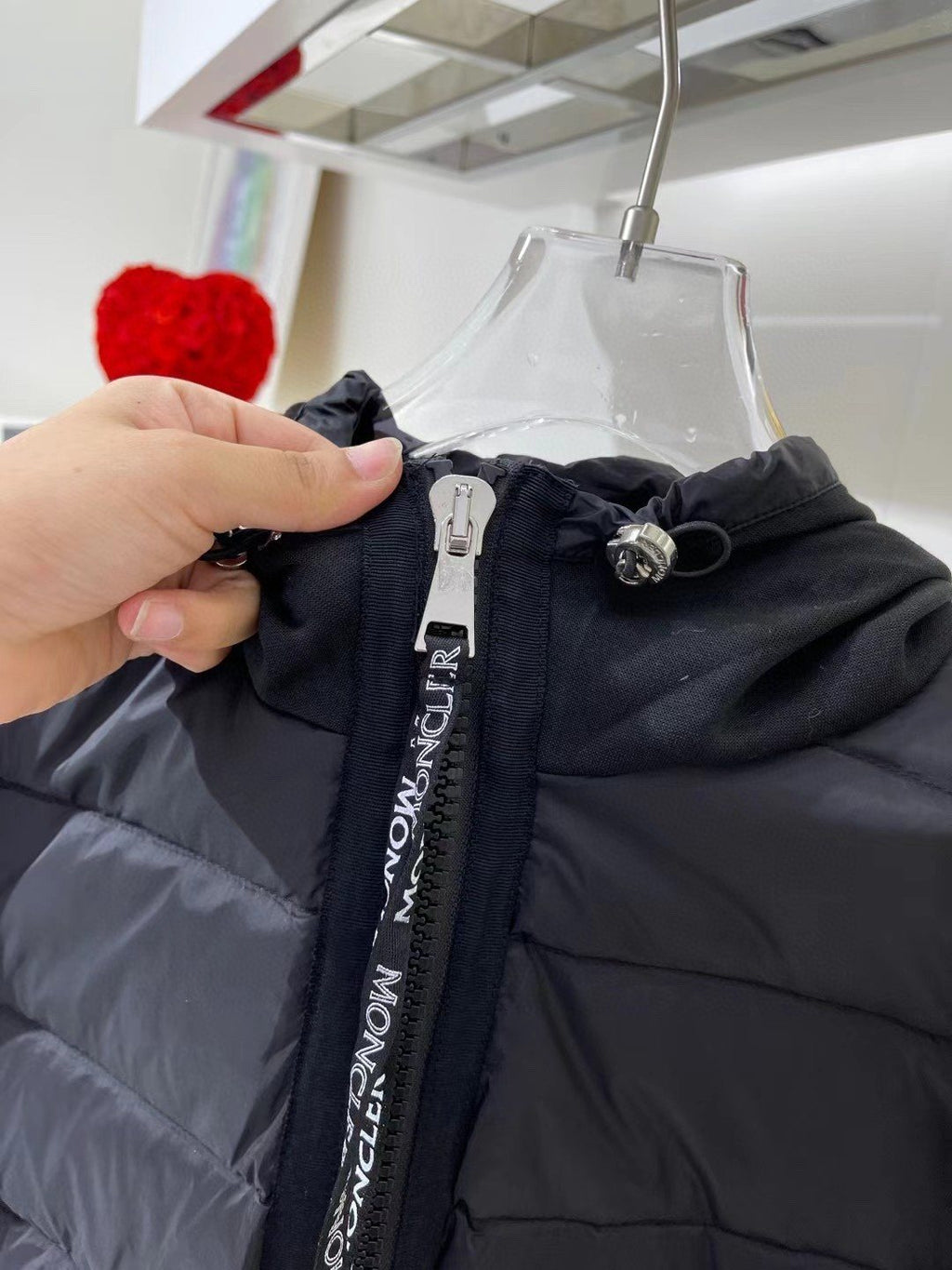 Moncler Hooded Hybrid Puffer Jacket