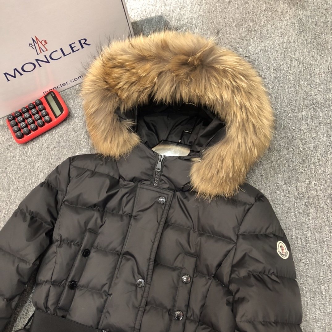 Moncler Women's Hooded Long Down Coat