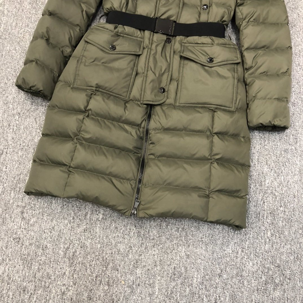Moncler Women's Hooded Long Down Coat