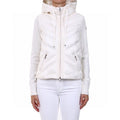 Moncler Hooded Knit Sleeve Down Jacket