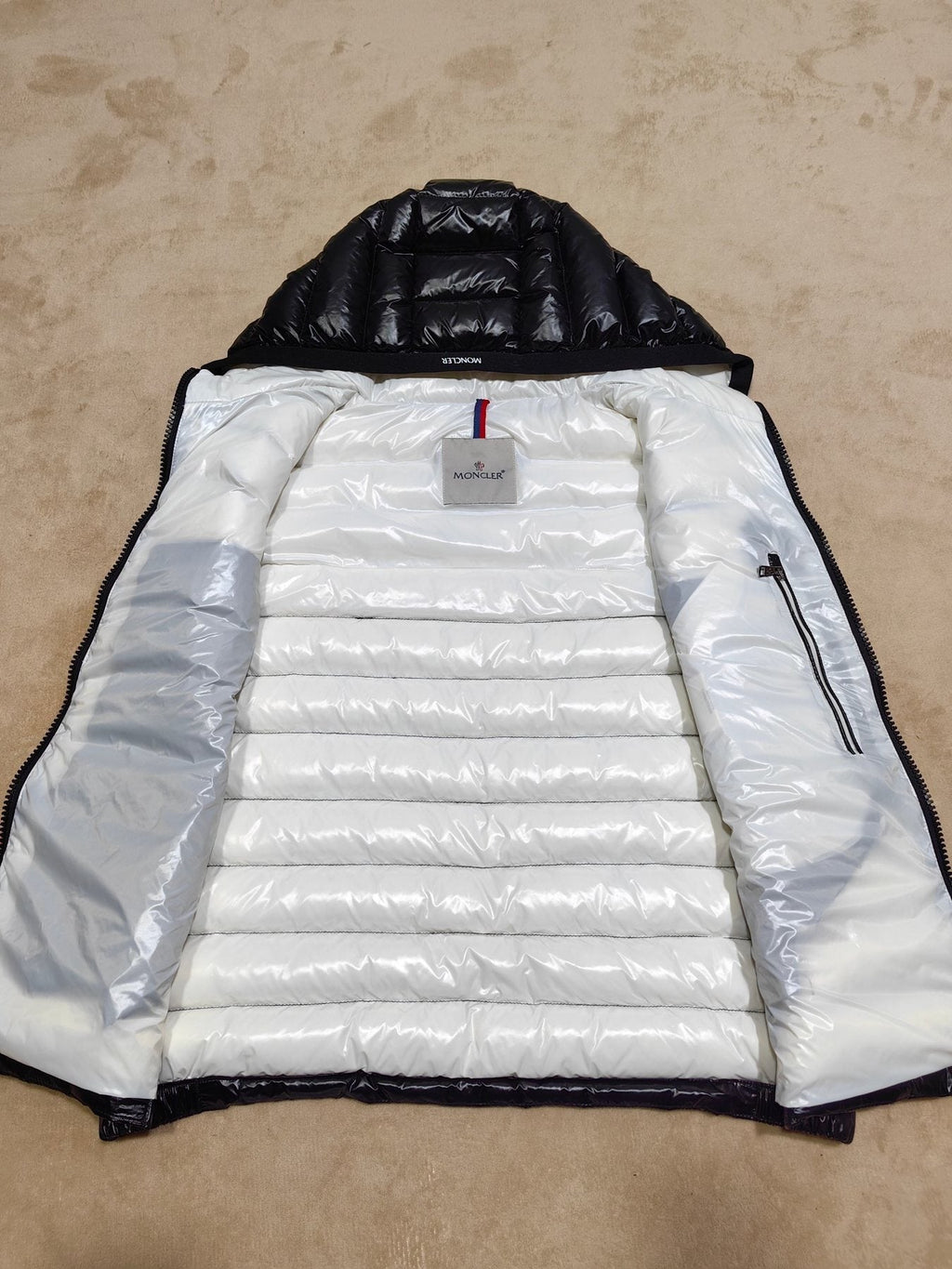 Moncler Hooded Quilted Down Vest