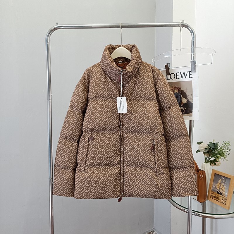 Burberry Brown TB Monogram Puffer Jacket