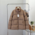 Burberry Brown TB Monogram Puffer Jacket
