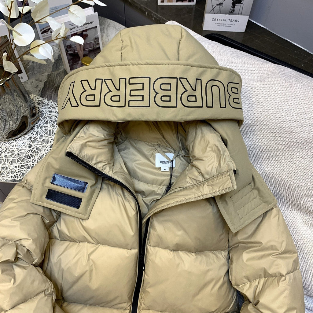 Burberry Hooded Short Down Jacket