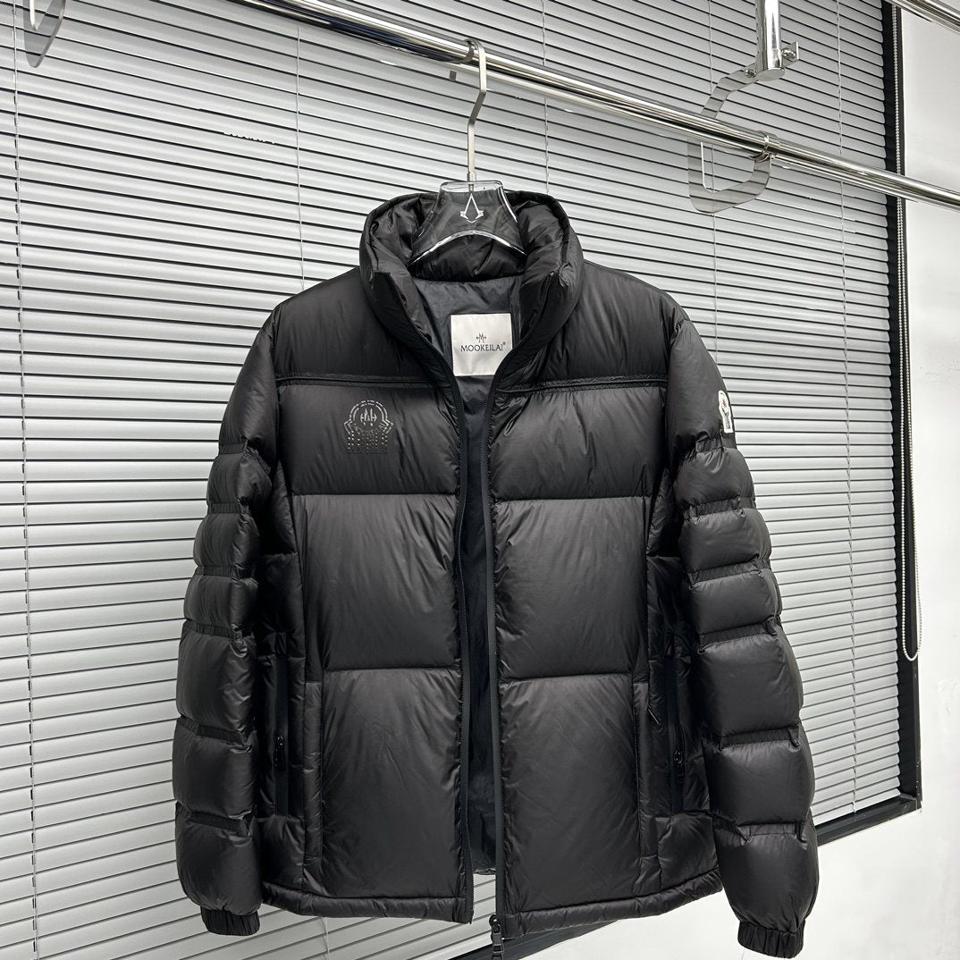 Moncler High-Collar Puffer Coat