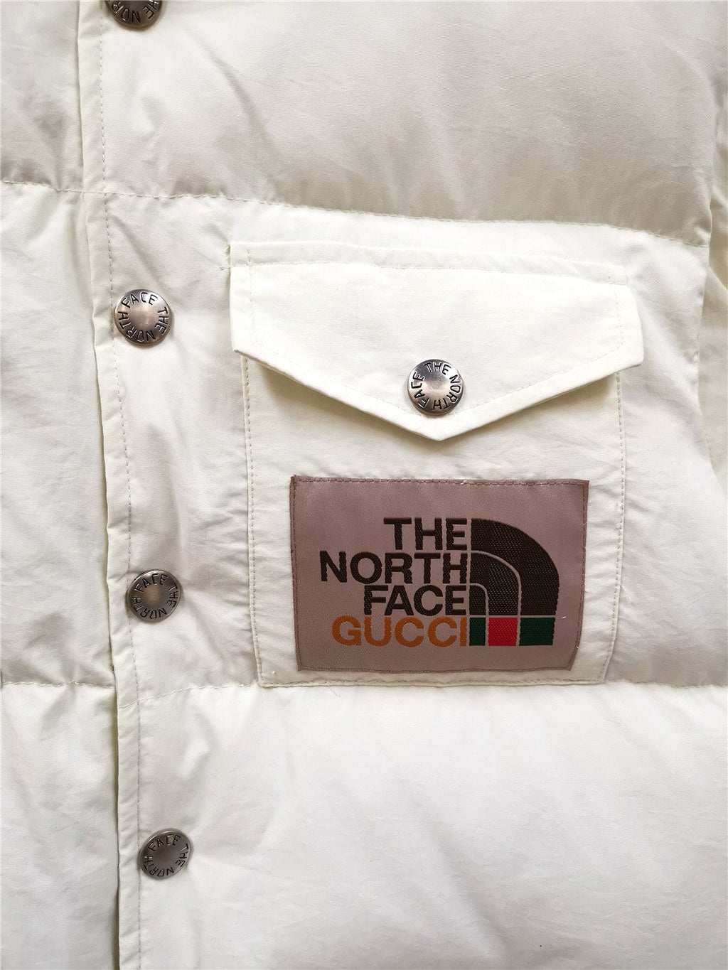 The North Face Gucci Padded Snap-Front Vest