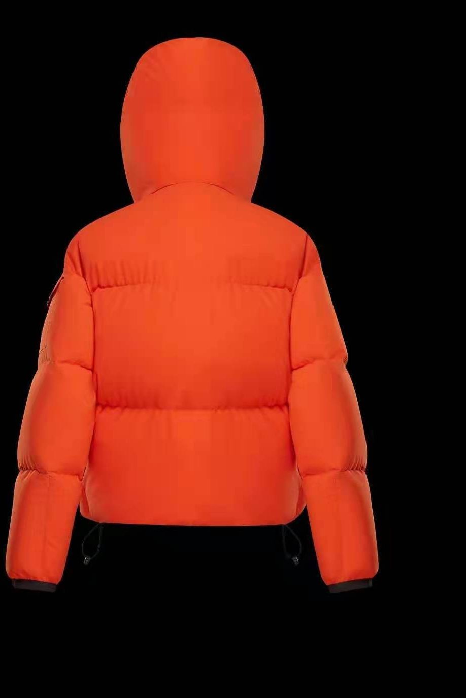 Moncler Cropped Hooded Puffer Coat