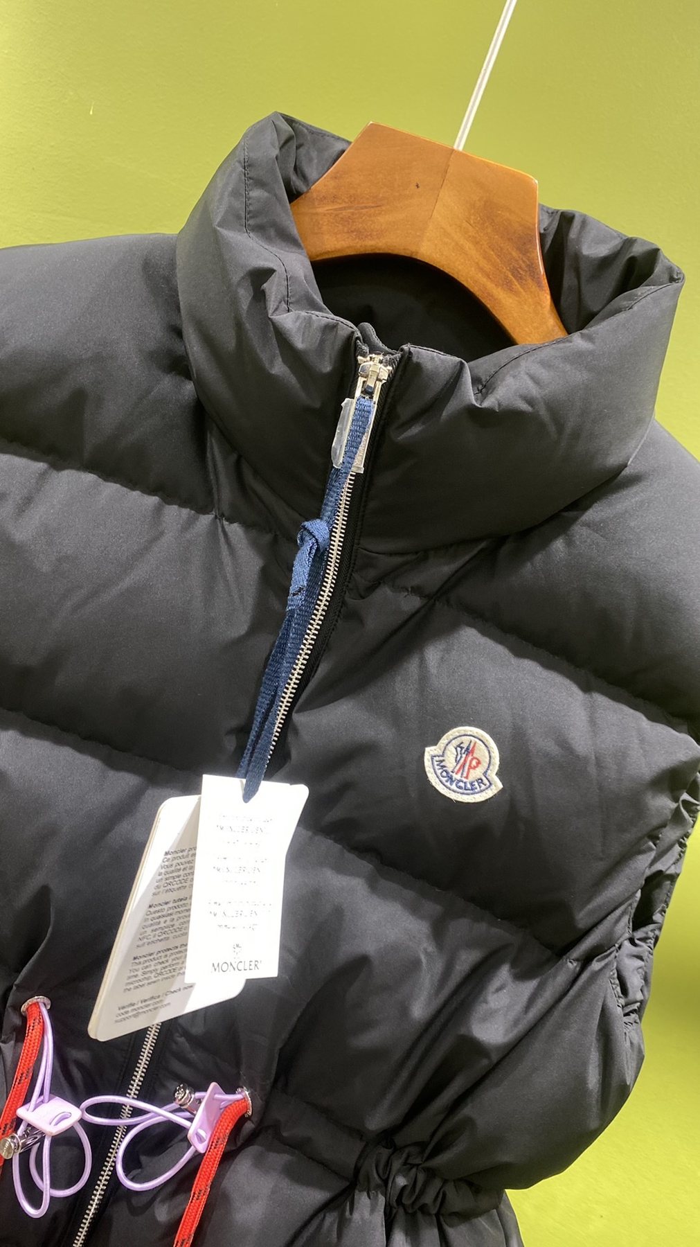 Moncler Longline Quilted Down Vest