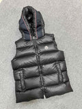 Moncler Hooded Quilted Down Vest