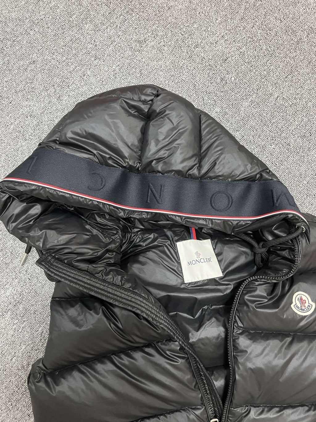 Moncler Hooded Quilted Down Vest