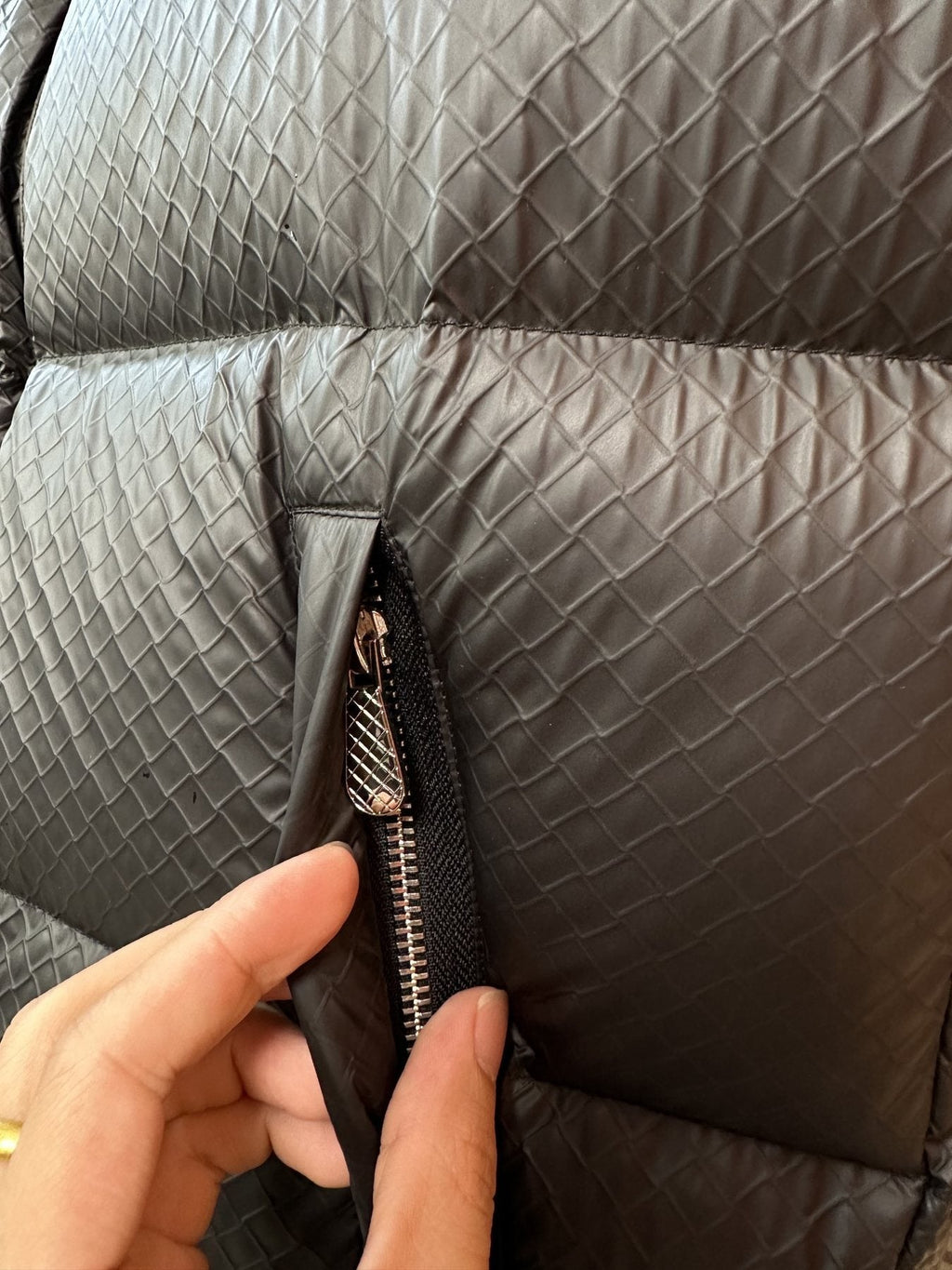 Prada Quilted Zip-Front Down Vest