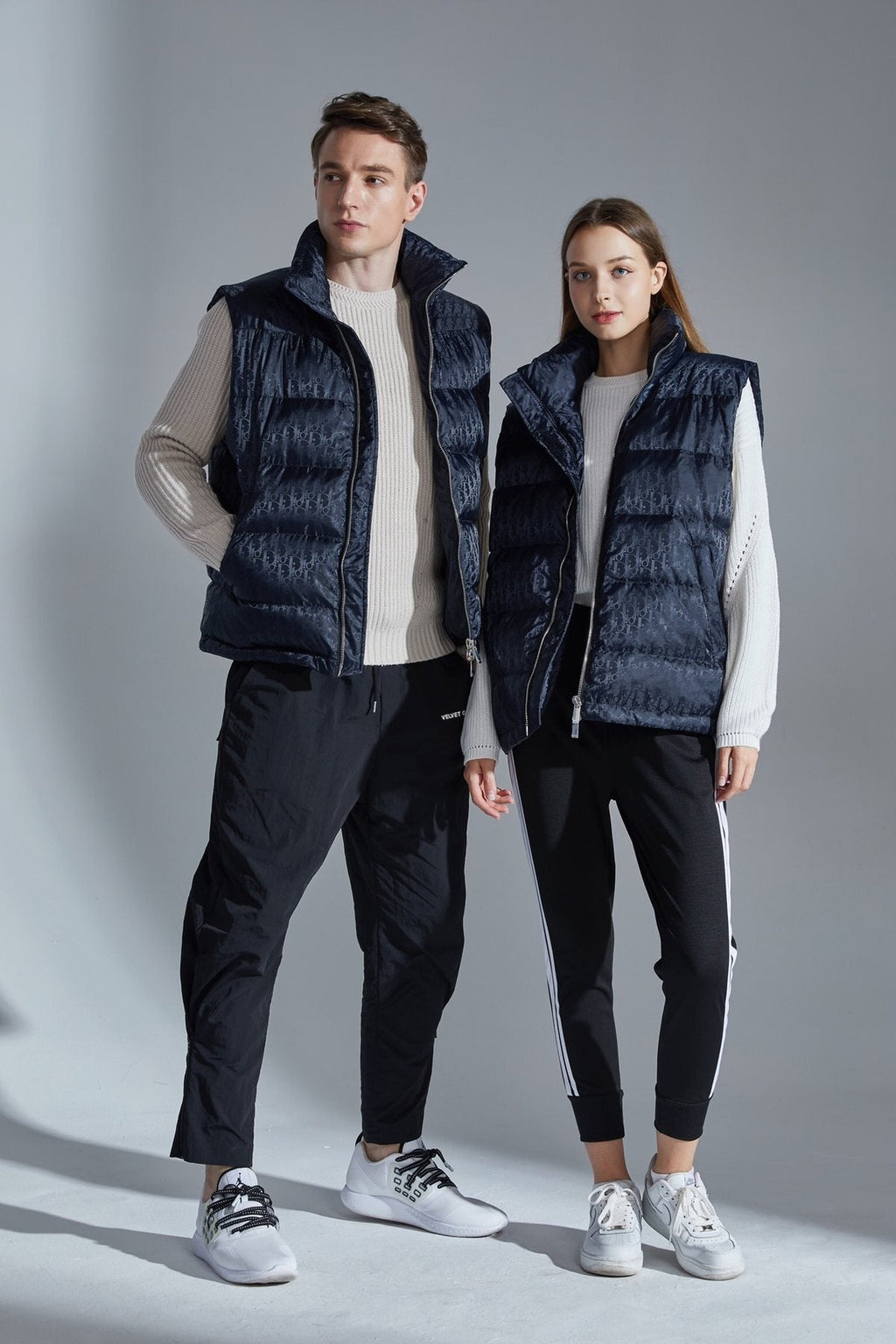 Dior All-Over Pattern Quilted Down Vest