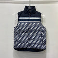 Dior Reversible Navy Quilted Down Vest