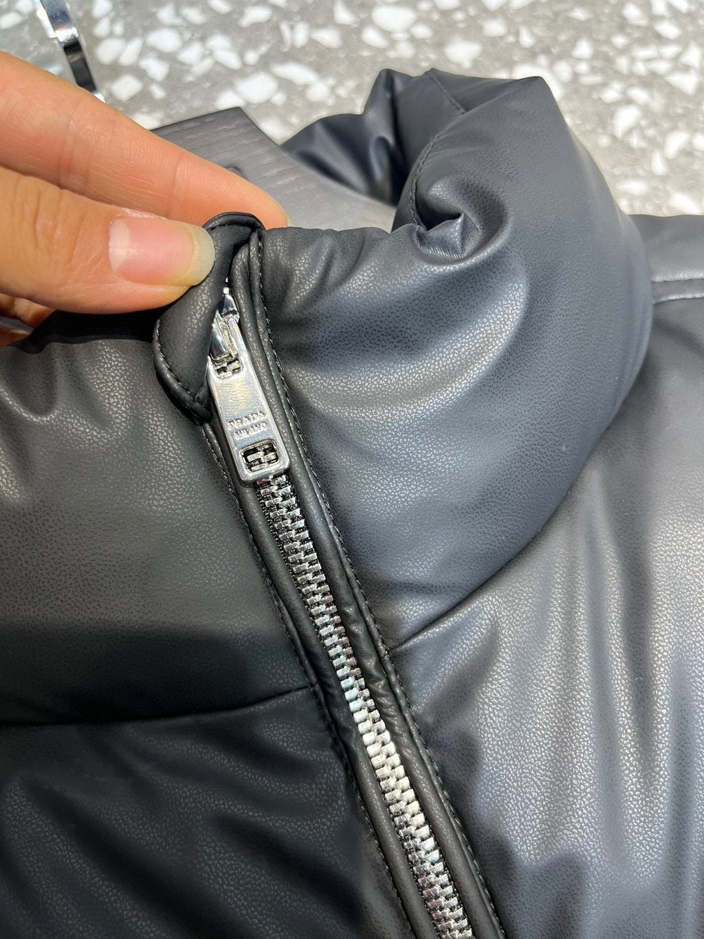 Prada Triangle Badge Padded Vest