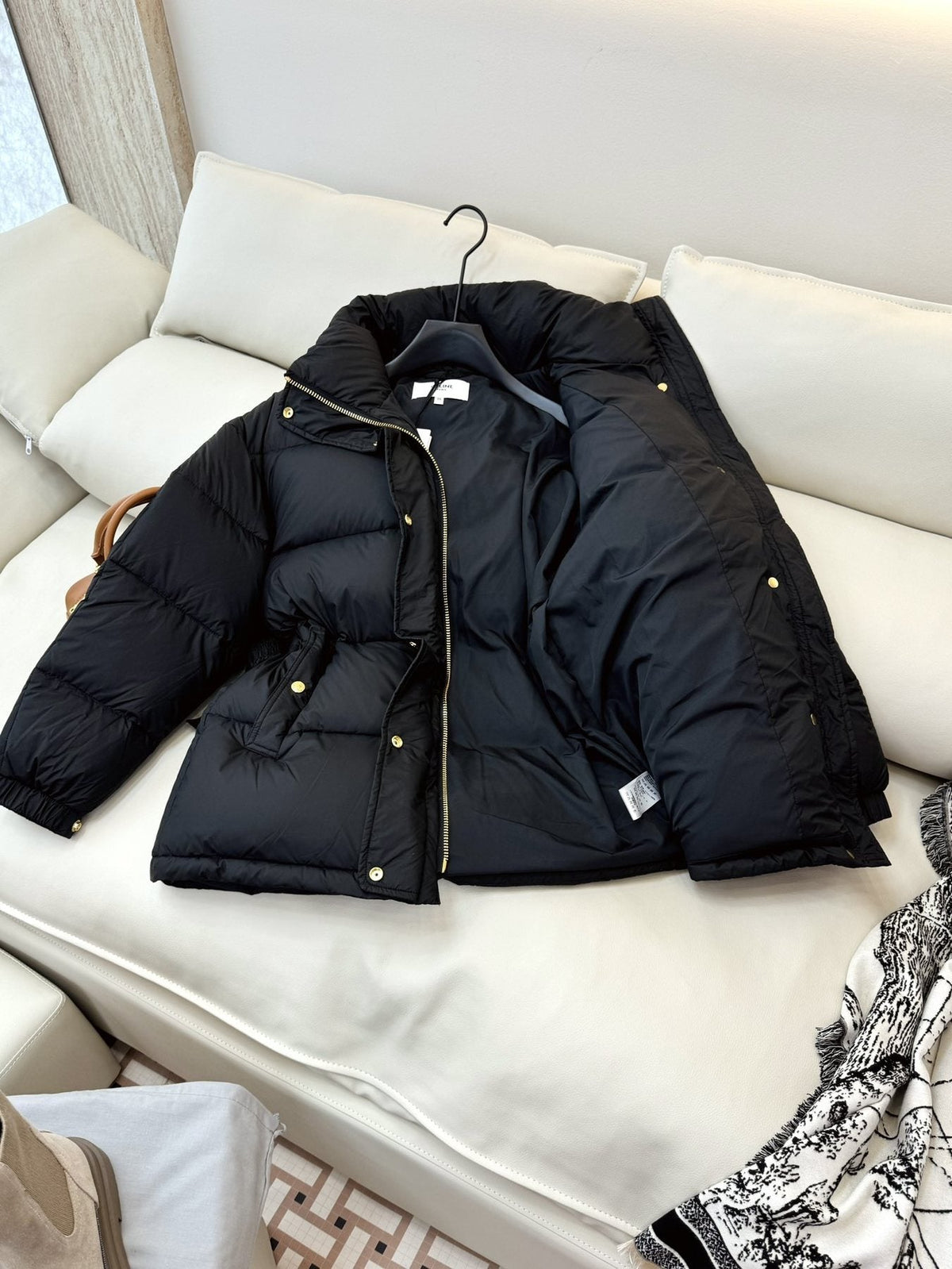 Celine Belted Puffer Coat