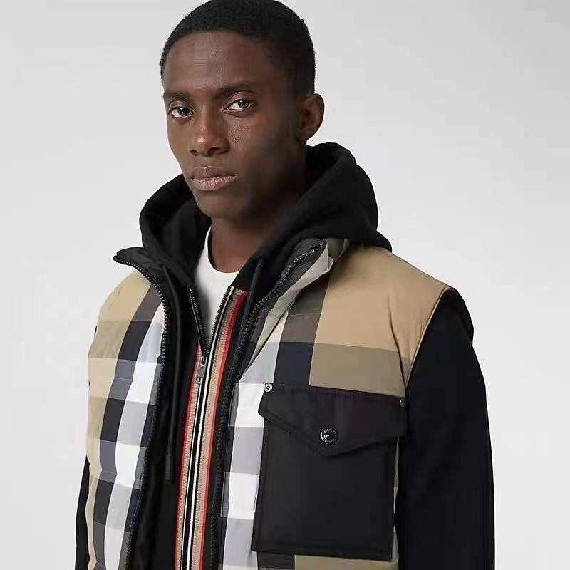 Burberry Reversible Check Quilted Vest