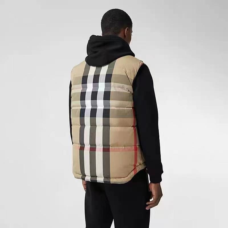 Burberry Reversible Check Quilted Vest