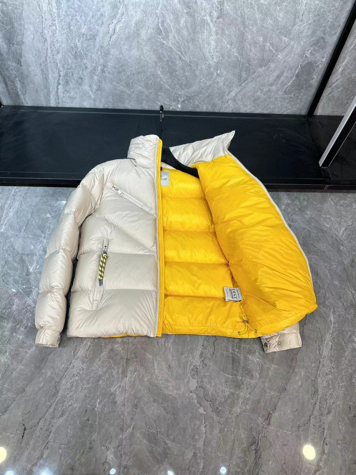 Moncler Reversible Quilted Goose Down Coat