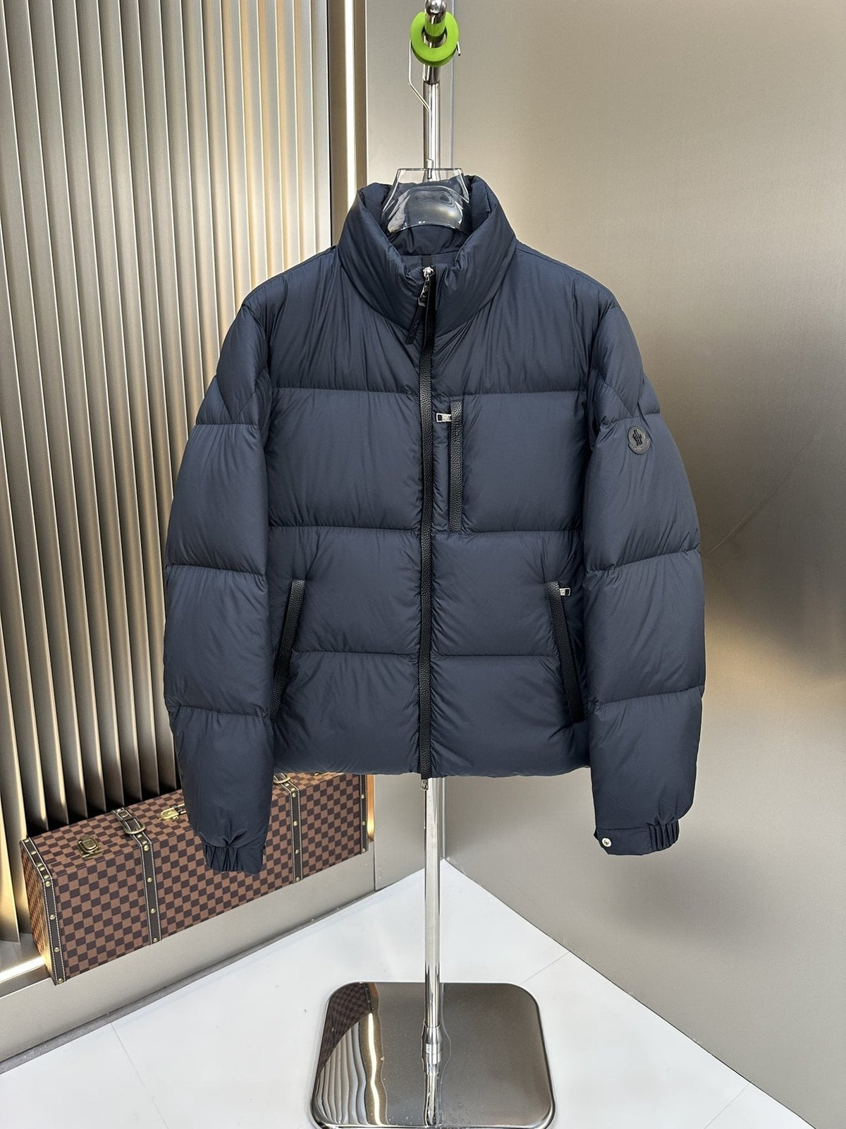 Moncler Quilted Stand-Collar Puffer Coat