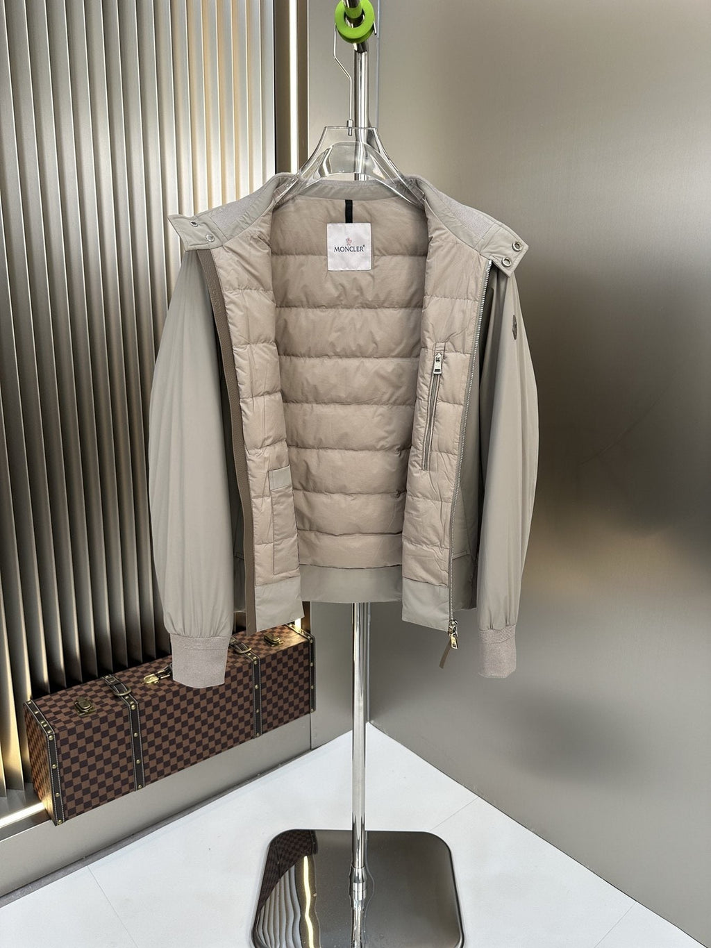 Moncler Padded Stand Collar Coat