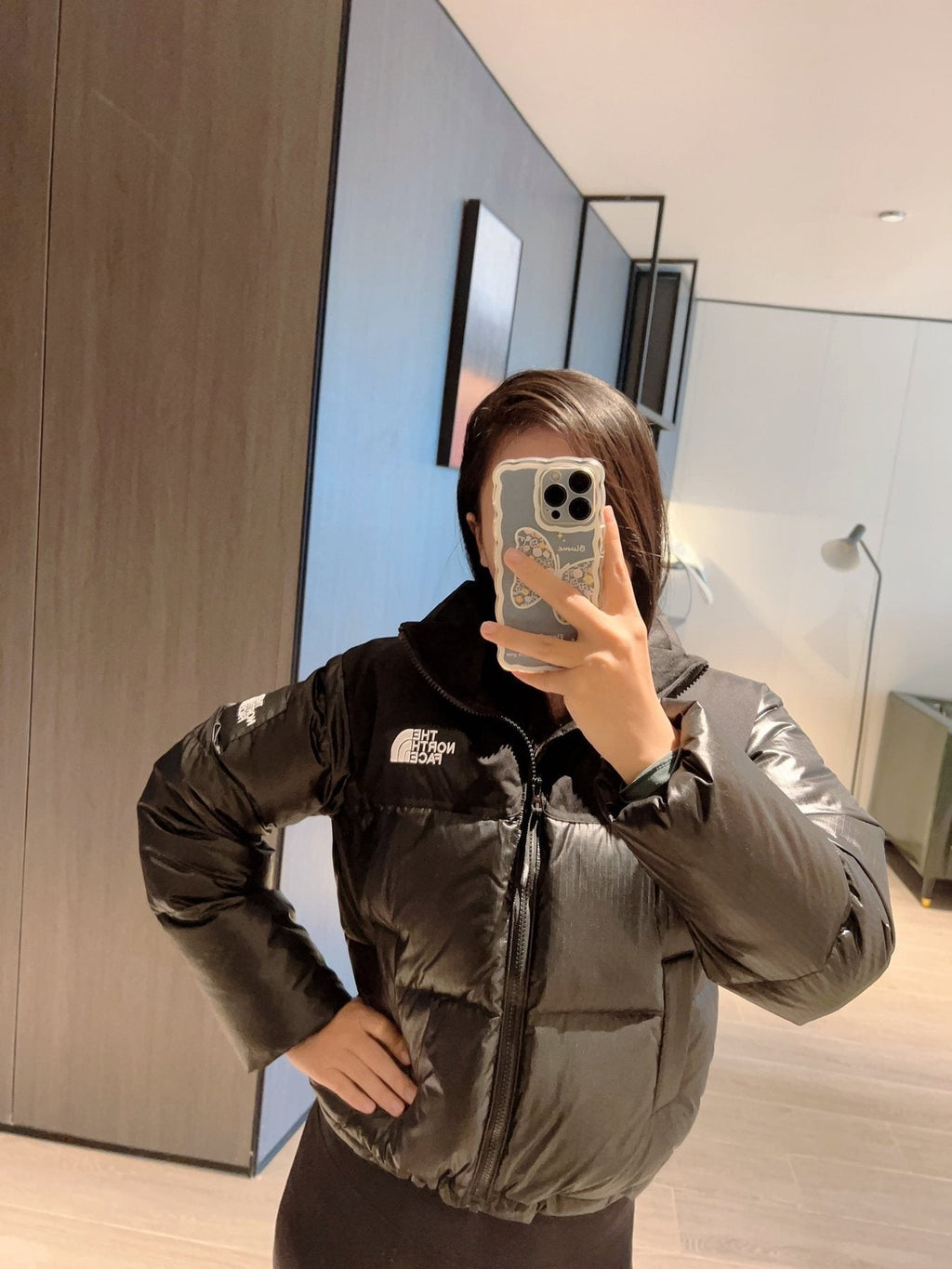 The North Face Women's Cropped Quilted Puffer Jacket