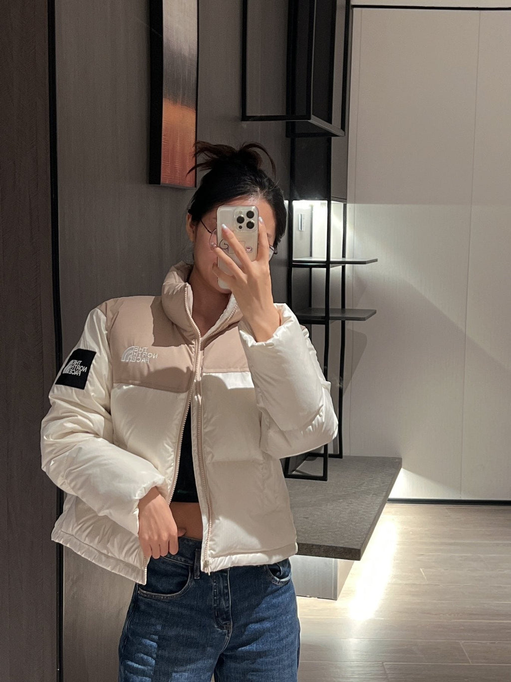 The North Face Women's Cropped Quilted Puffer Jacket