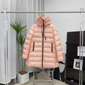 Moncler Women's Hooded Quilted Long Down Coat