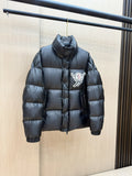 Moncler Pixel Skier Patch Short Down Coat