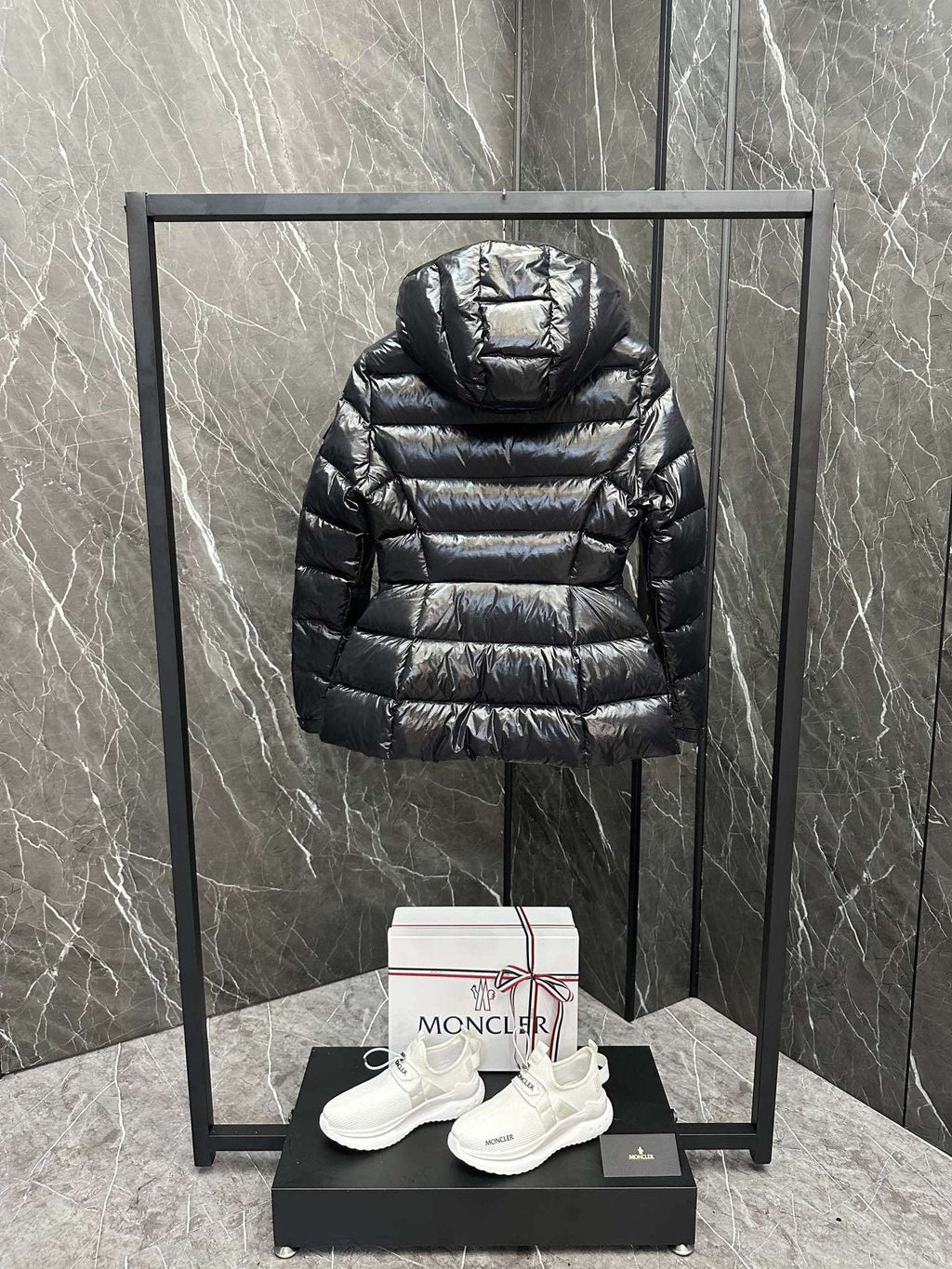 Moncler Hooded Quilted Puffer Coat