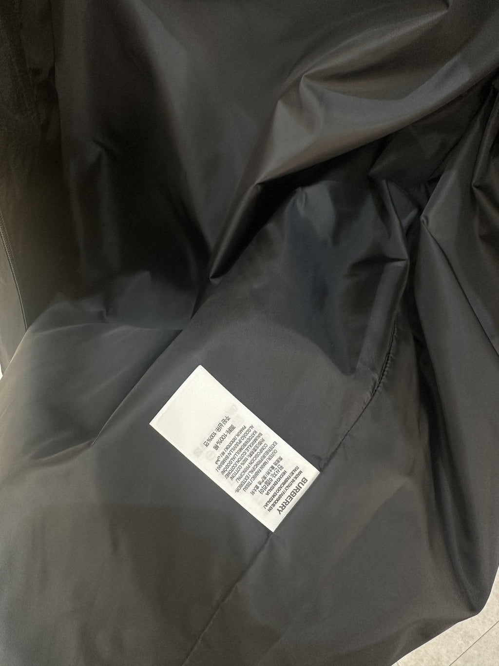 Burberry Blue Chest Graphic Hooded Zip Jacket