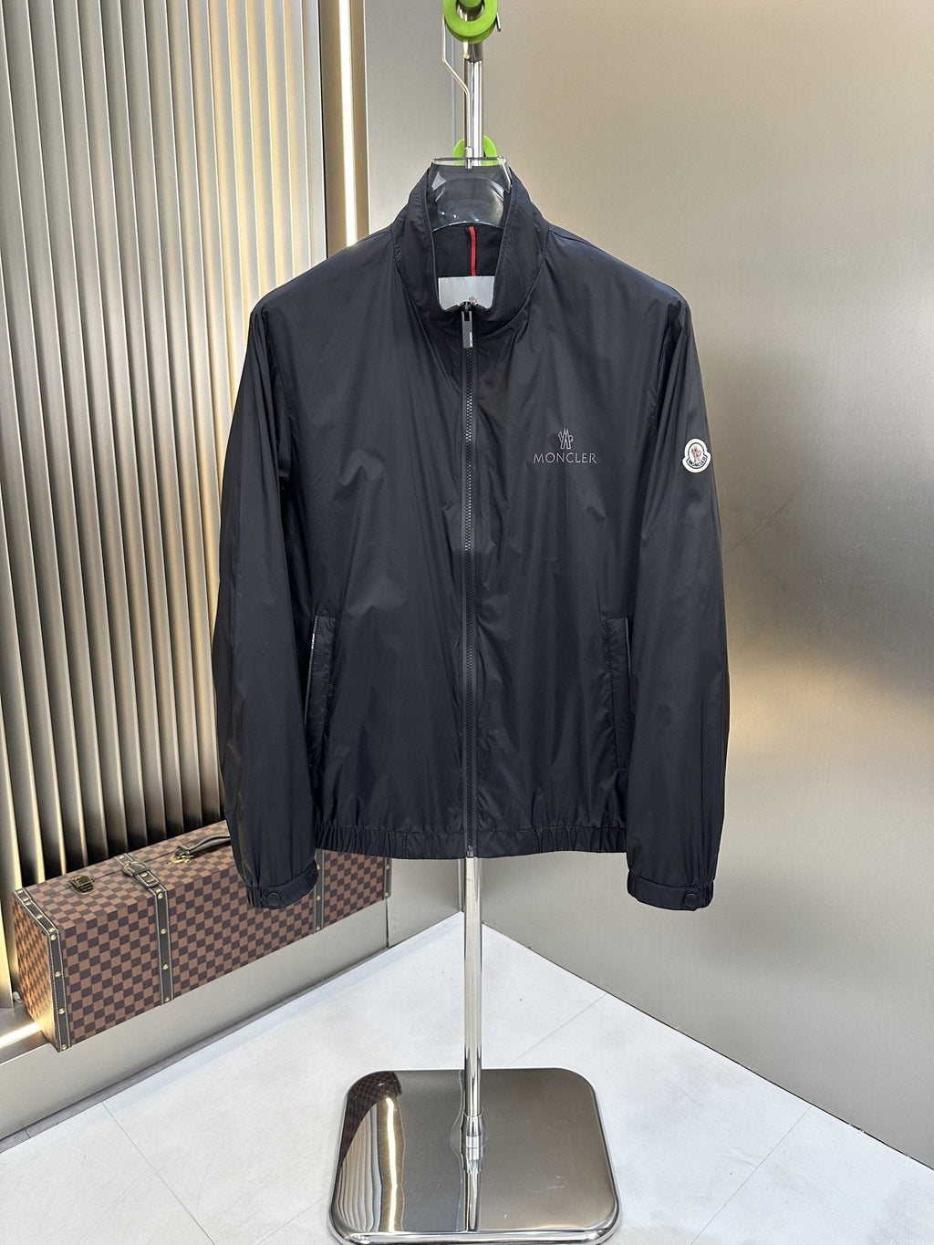 Moncler Stand-Collar Full-Zip Jacket