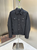 Prada Black Four-Pocket Button-Front Jacket