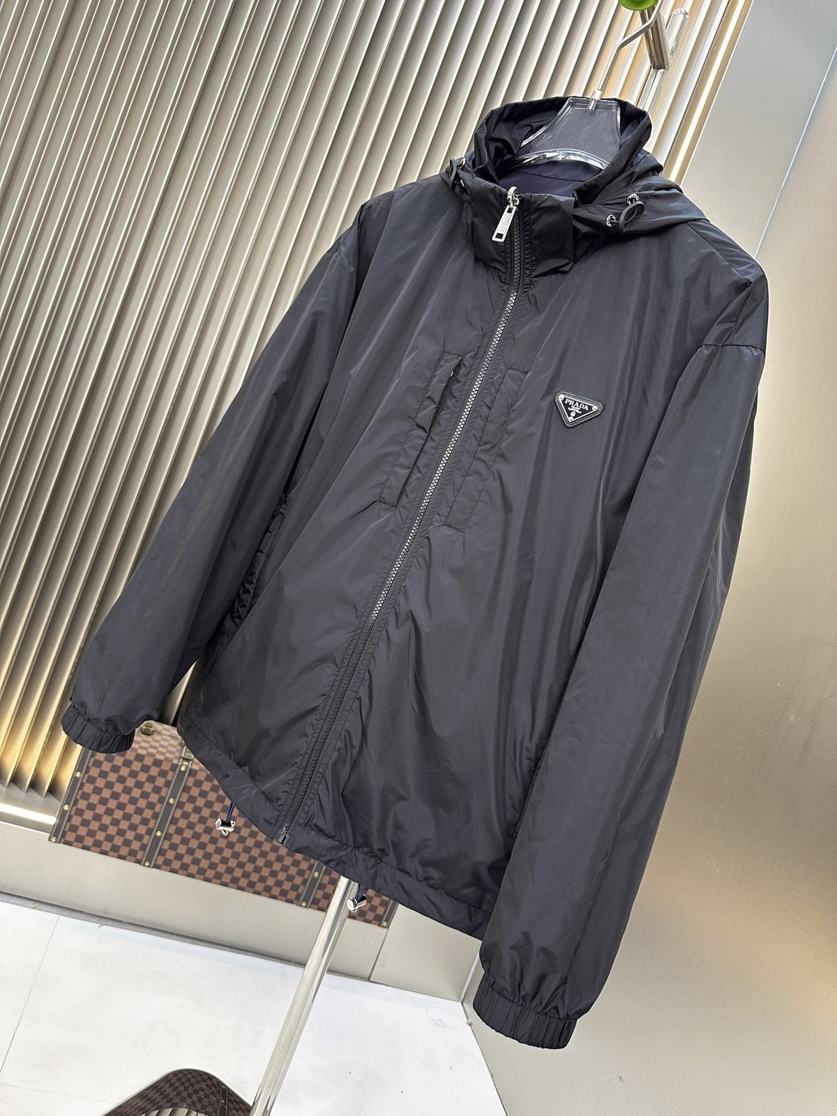 Prada Hooded Zip Jacket