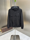 Prada Hooded Full-Zip Jacket