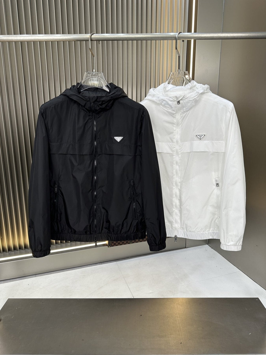 Prada Hooded Full-Zip Jacket