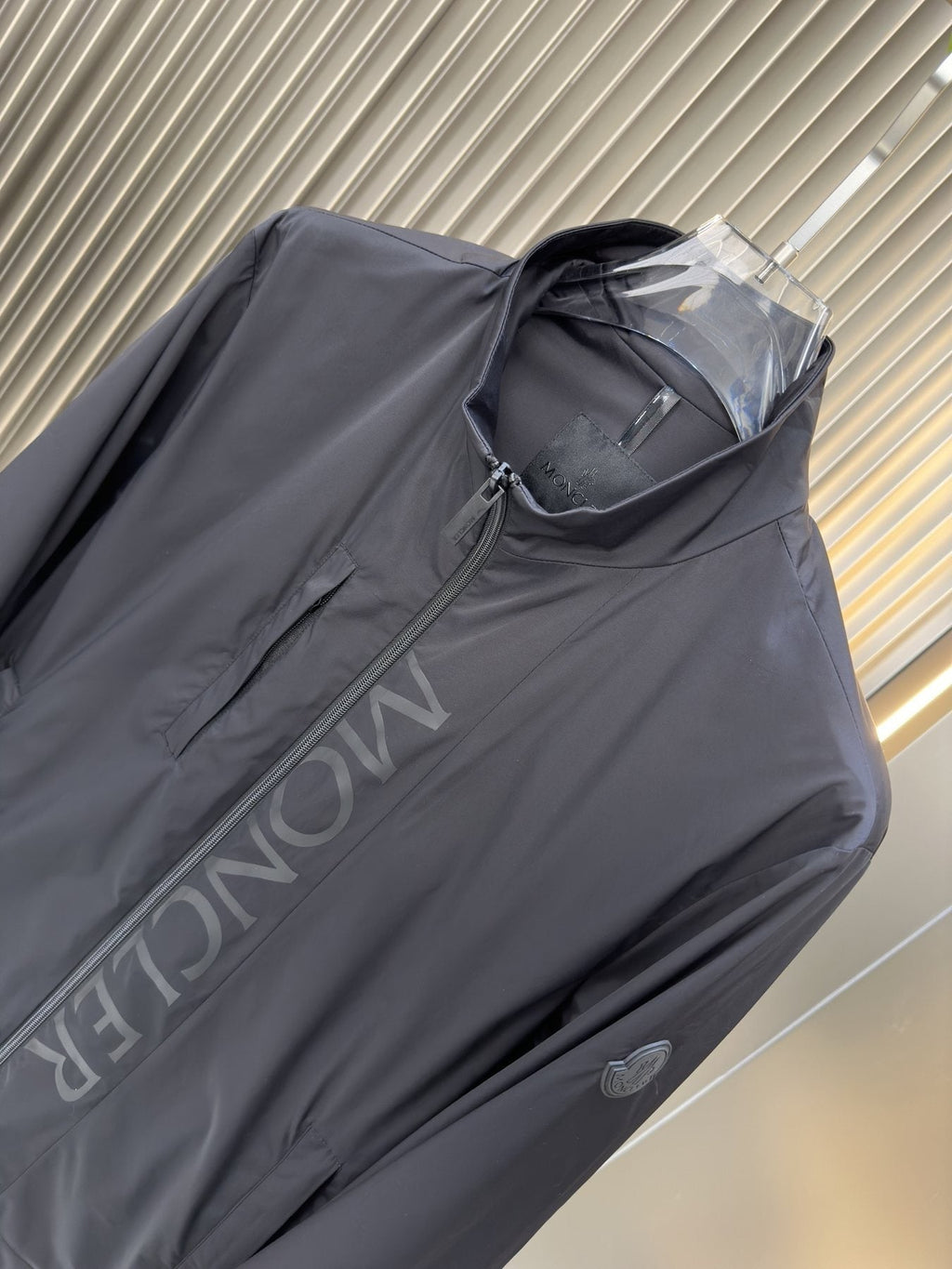 Moncler Stand Collar Full-Zip Jacket