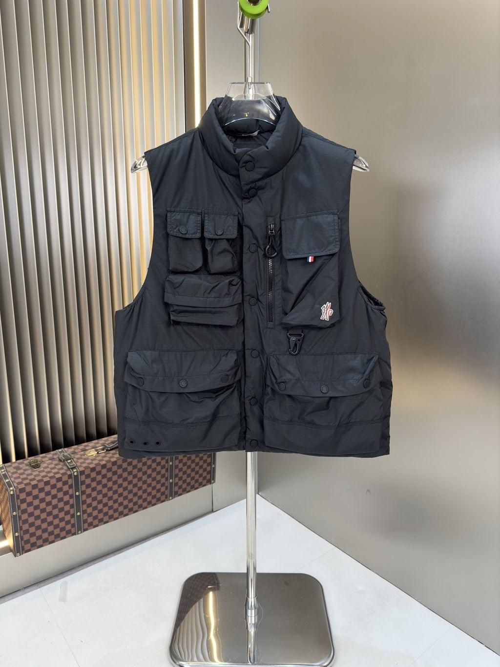Moncler Quilted Utility Down Vest