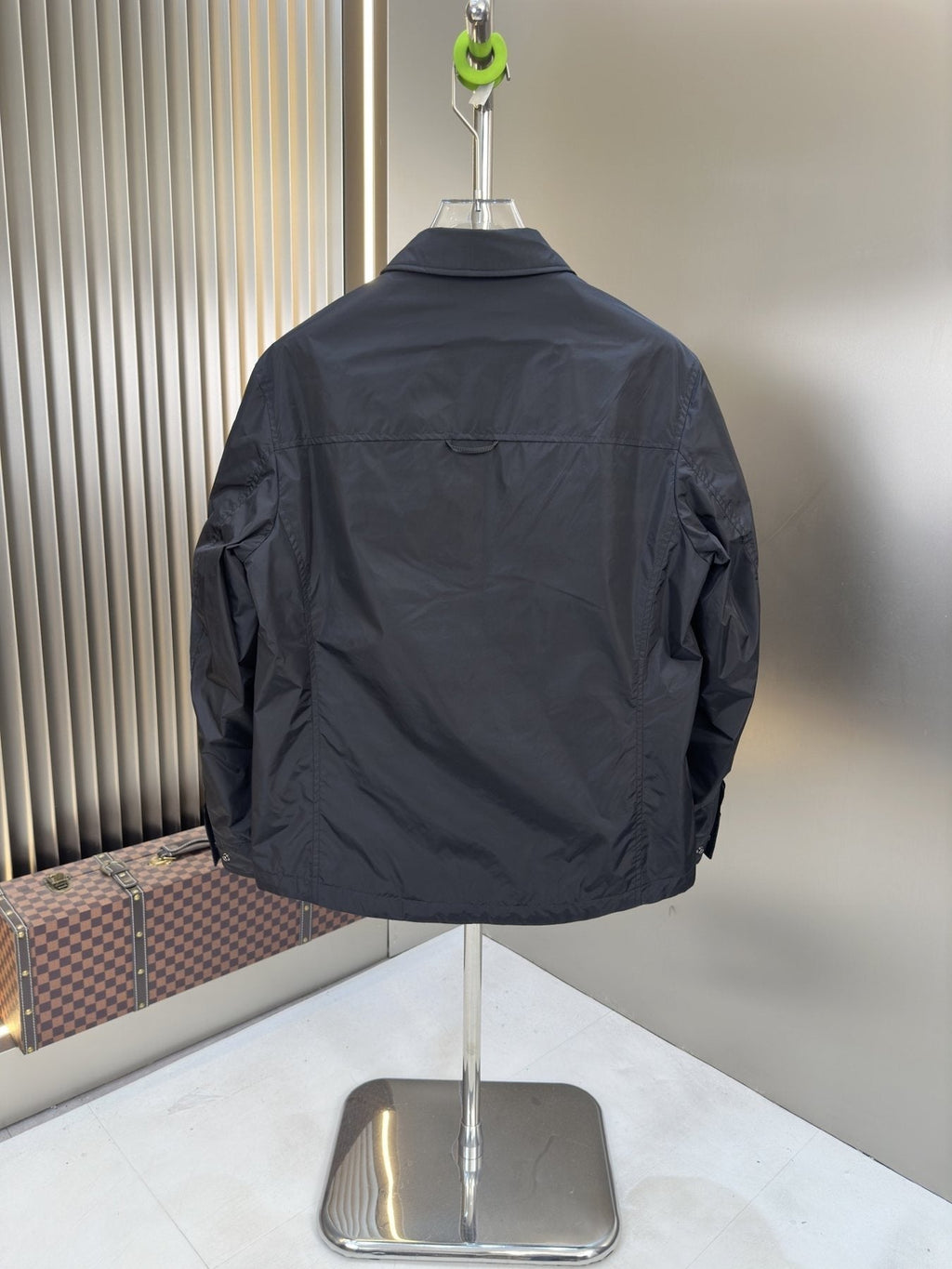 Prada Snap-Front Collared Jacket