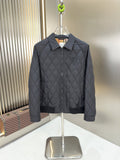 Burberry Diamond-Quilted Check-Lined Jacket