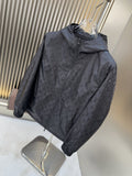 Louis Vuitton Black Monogram Hooded Zip Jacket