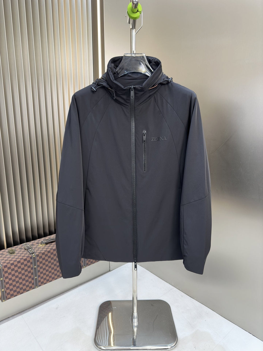Zegna Hooded Technical Jacket