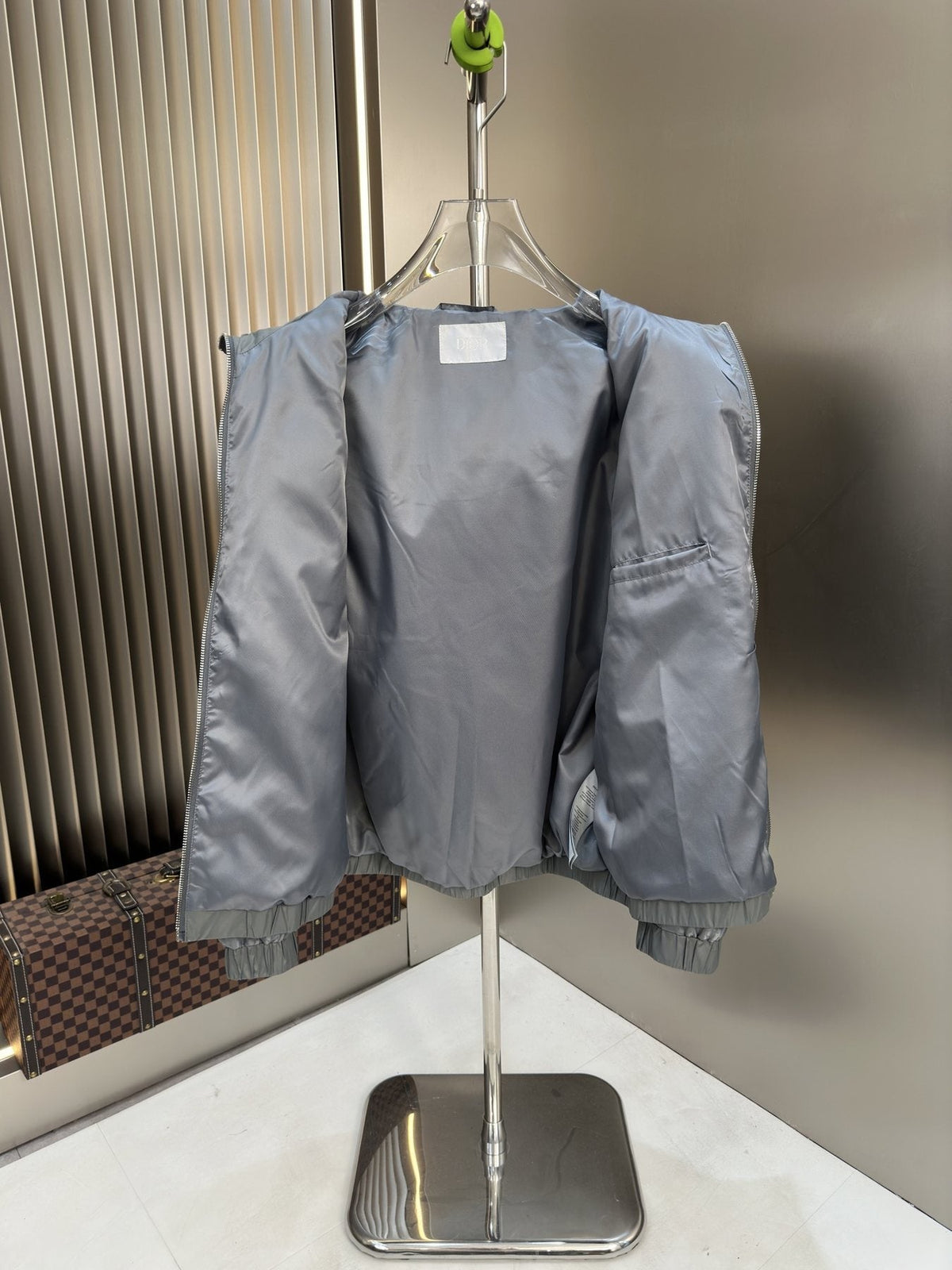 Dior Tonal Monogram Hooded Jacket