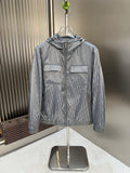 Dior Tonal Monogram Hooded Jacket