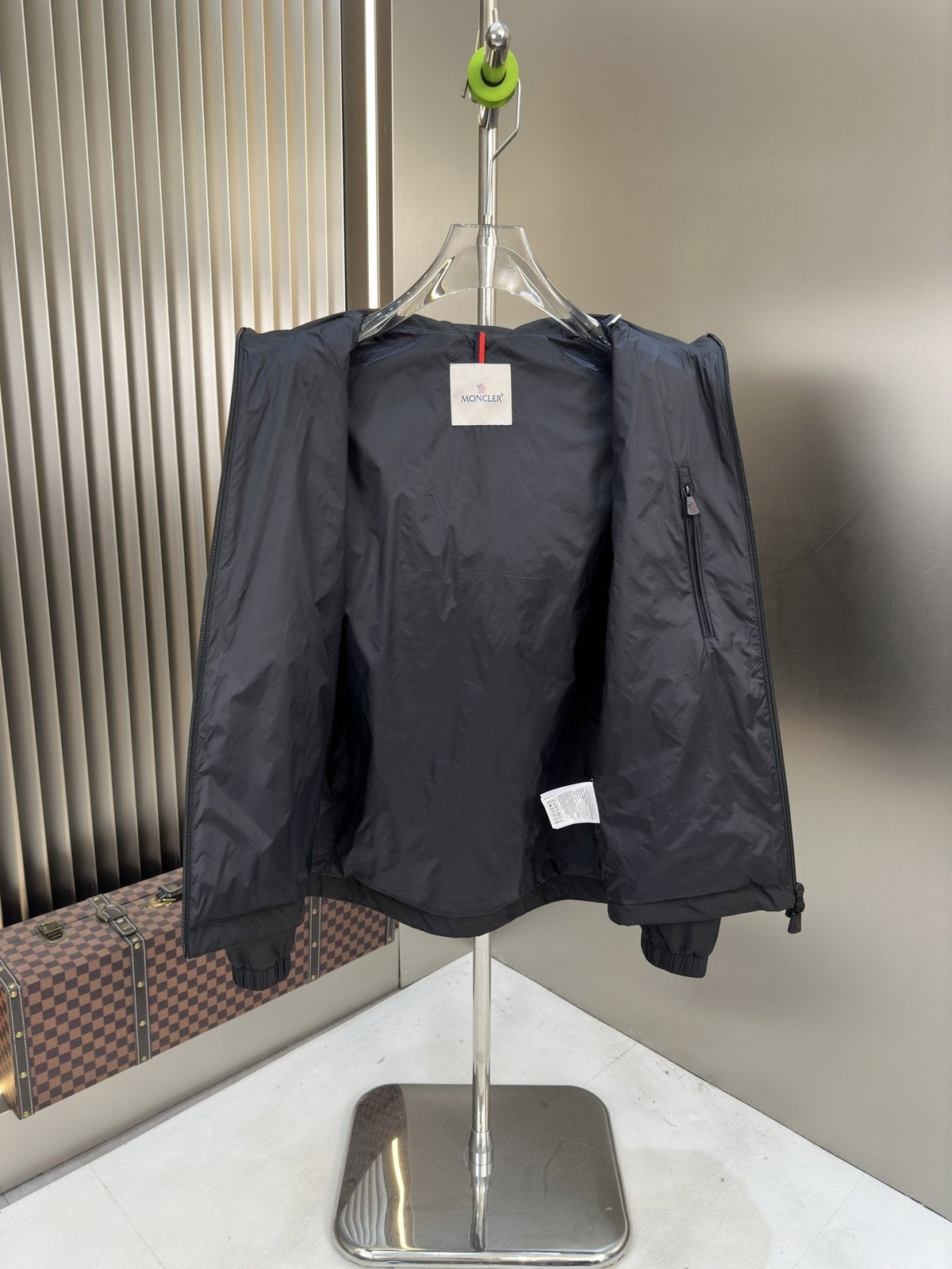Moncler Hooded Zip-Front Jacket