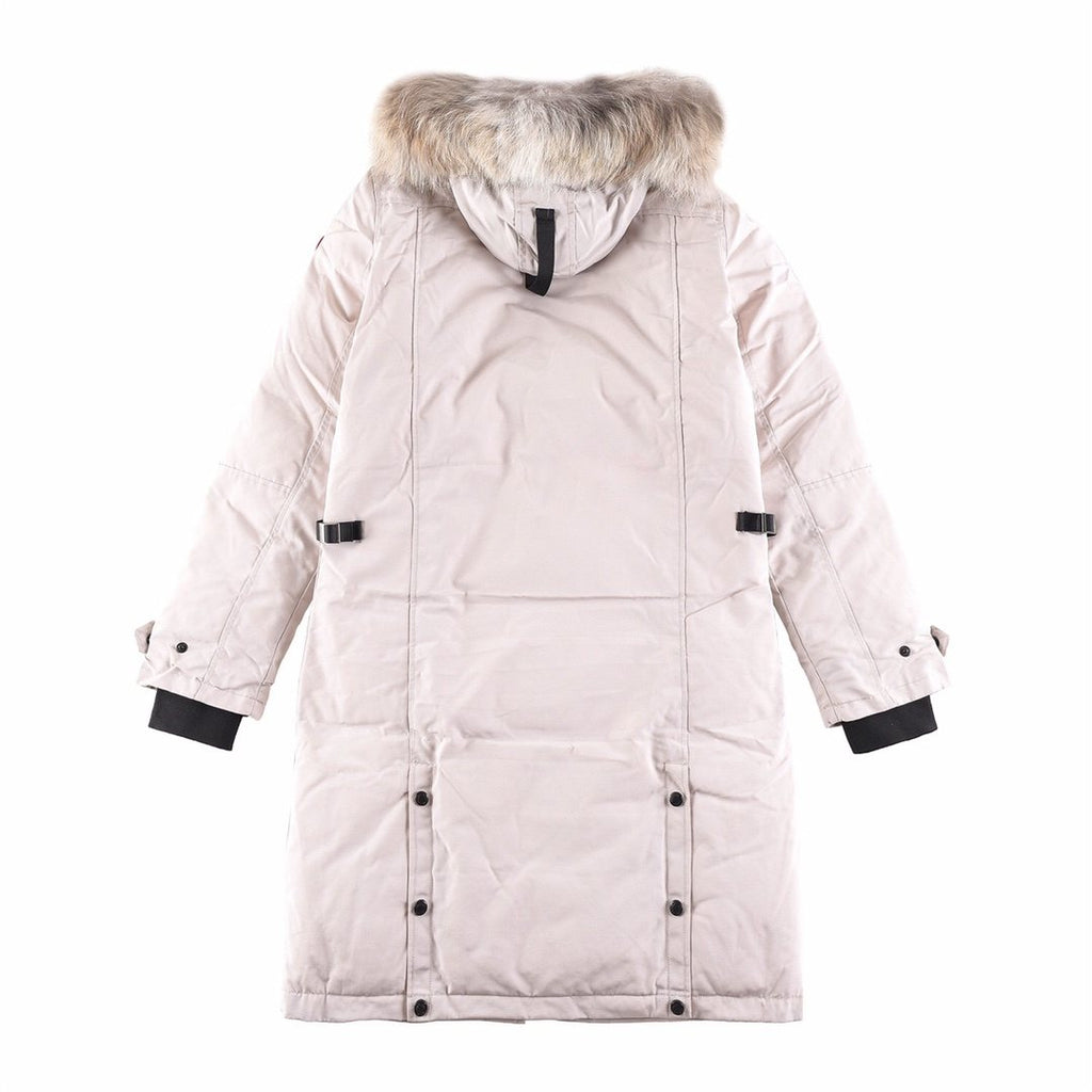 Canada Goose Women's Fur-Trim Hooded Long Down Jacket