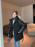 Canada Goose Fur-Trim Hooded Puffer Jacket